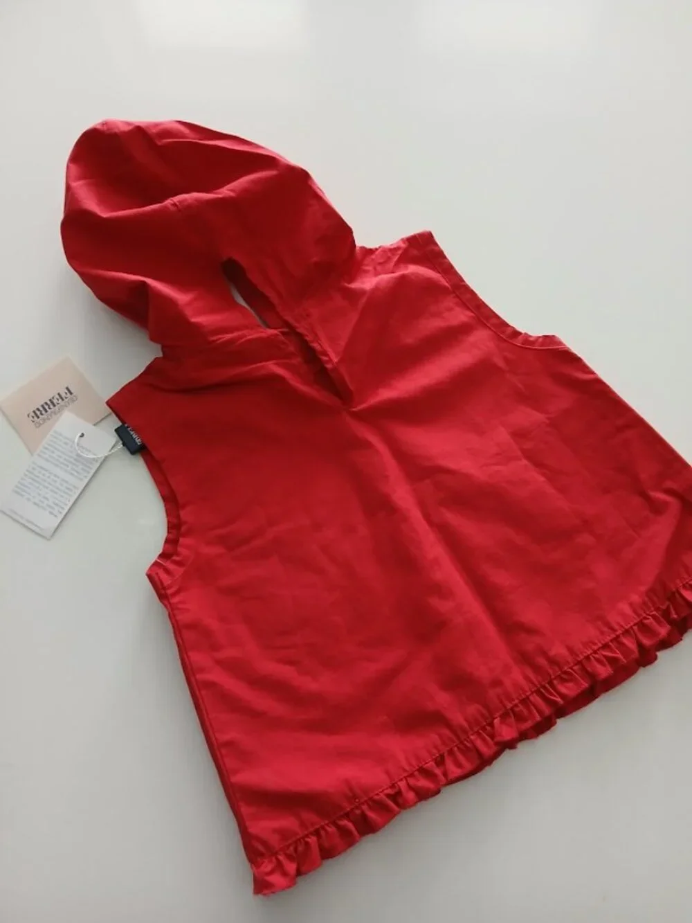 Gianfranco Ferre Baby Red 100% Cotton Hoody size 4 yrs - Picture 4 of 6